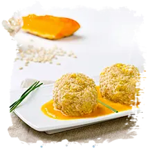 Appetizers with saffron