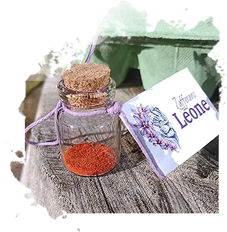 Saffron powder 0.0035oz glass vial